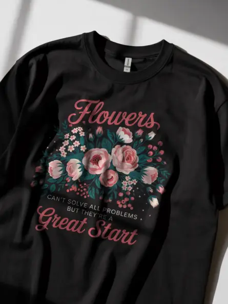 Motivational Flower Shirt Gift for Gardeners - Image 3
