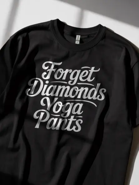 Funny Yoga Pants Quote T-Shirt for Women - Image 2