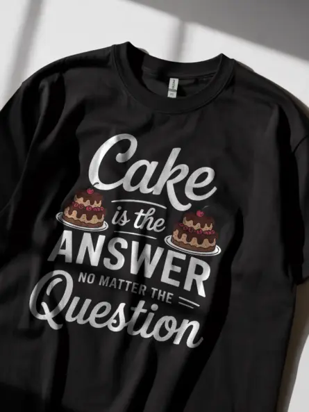 Funny Cake Lover T-Shirt for Bakers - Image 3