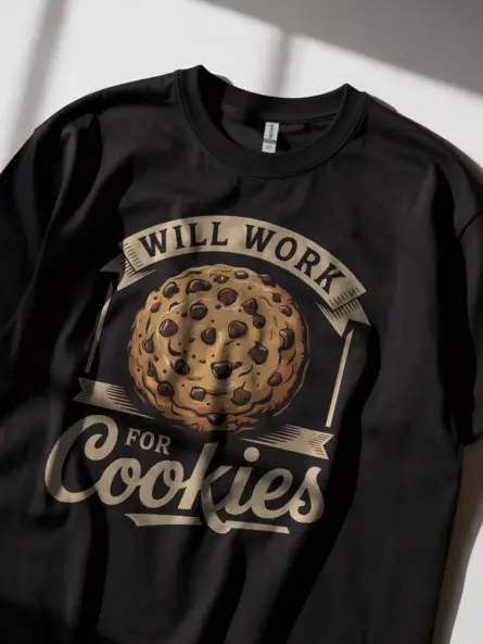 Hilarious Cookie Lover T-Shirt for Bakers - Image 3