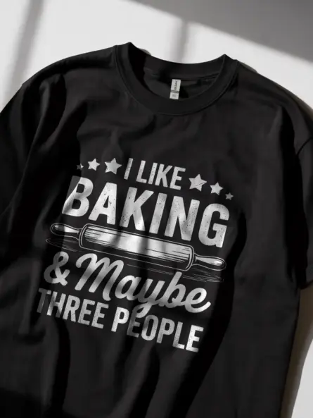 Funny Introvert Baking T-Shirt for Bakers - Image 2