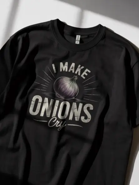 Funny Onion T-Shirt for Chefs and Cooks - Image 2