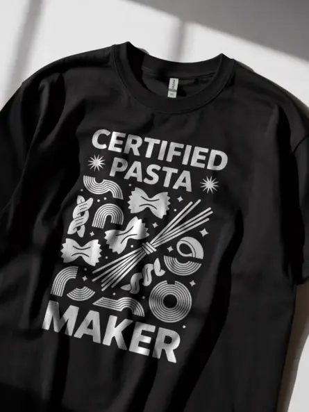 Funny Pasta Maker T-Shirt for Foodies - Image 2