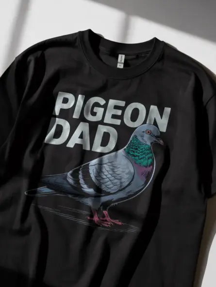 Funny Pigeon Dad T-Shirt for Bird Lovers - Image 3