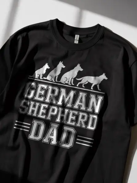Bold German Shepherd Dad Shirt – Perfect Gift for Dog Lovers - Image 3