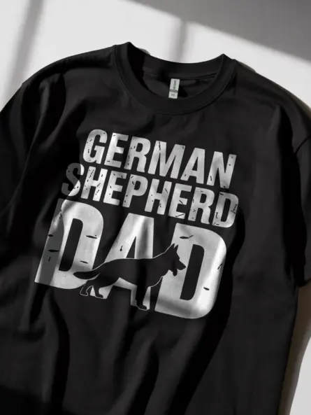Bold German Shepherd Dad Shirt – Rugged Gift for Dog Lovers - Image 3