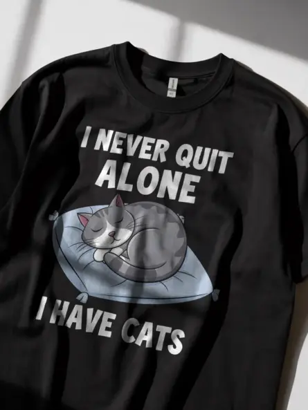Empowering Cat Mental Health T Shirt – Funny &Comforting Design - Image 8