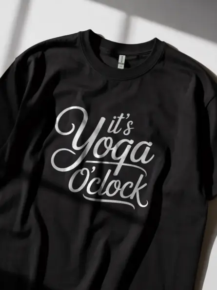 It's Yoga O'Clock T-Shirt for Calm Practice - Image 2