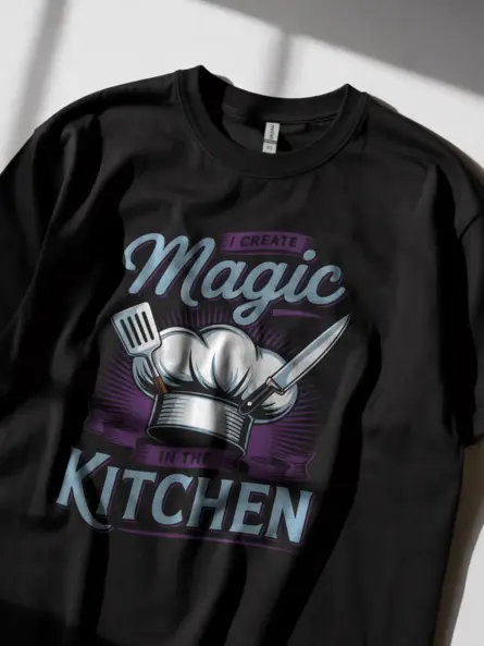 Magical Chef T-Shirt for Cooking Enthusiasts – Bold Culinary Style - Image 2