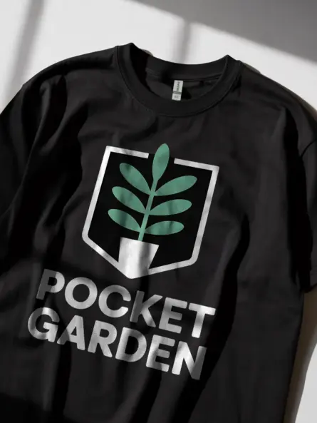 Minimalist Plant Pocket T-Shirt for Aesthetic Plant Lovers - Image 2