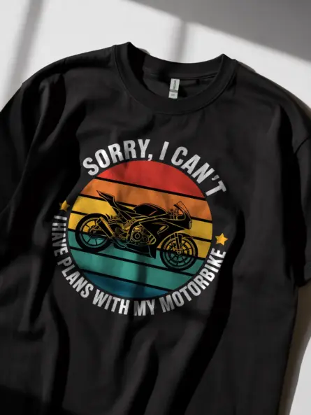 Bold Motorbike T Shirt – Retro Rider Quote Tee for Bikers - Image 2