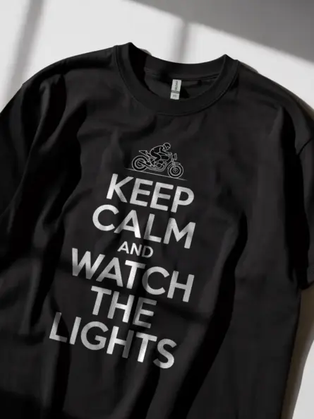 Bold Motorcycle Racing T-Shirt for MotoGP Fans – Keep Calm Style - Image 2