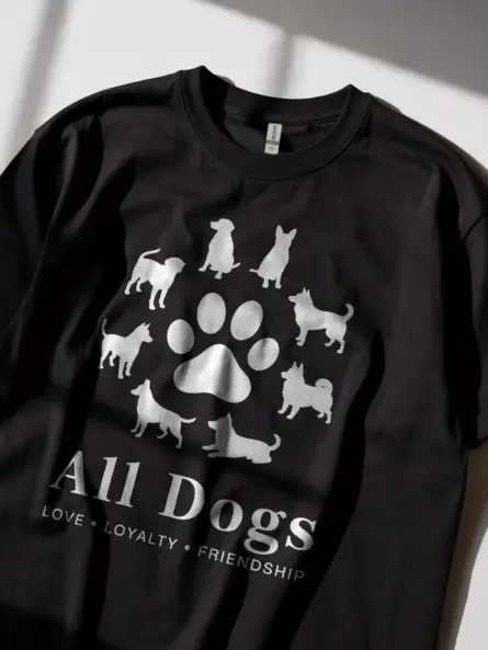 Multi Breed Dog Shirt – All Dogs Graphic Tee for Rescue Supporters - Image 2