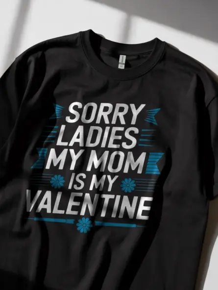 Cute & Funny "My Mom Is My Valentine" Shirt – Perfect School Party Tee - Image 5
