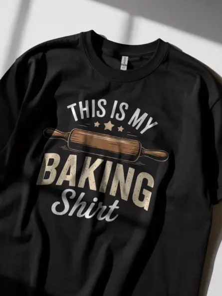 Nostalgic Baking T-Shirt for Home Bakers - Image 2