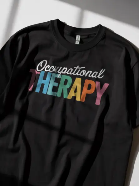 Colorful Occupational Therapy Shirt – Therapist Gift Tee - Image 2