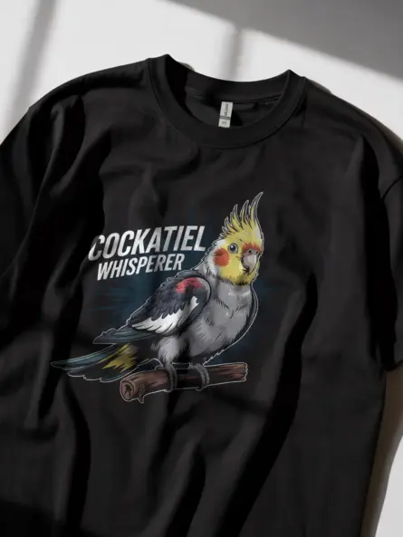 Cockatiel T-Shirt for Bird Lovers – Funny Cockatiel Whisperer Gift - Image 11