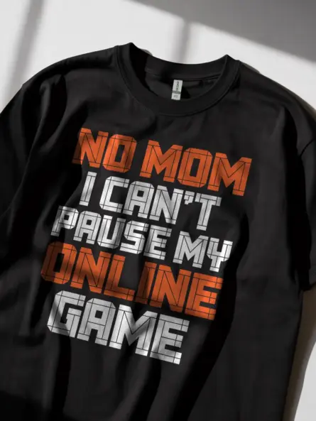 Funny Pause Online Game T-Shirt for Gamers — Must-Have Gift Tee - Image 2