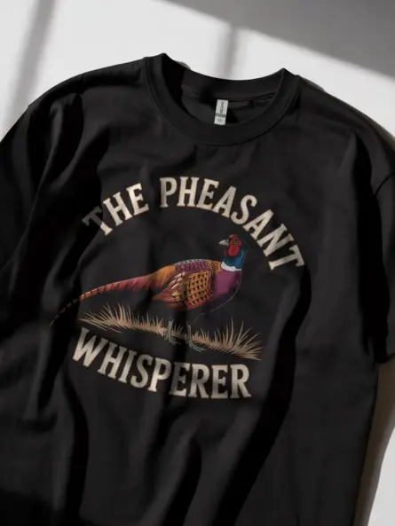 Pheasant Whisperer T-Shirt for Hunters – Vintage Outdoor Graphic Tee - Image 5