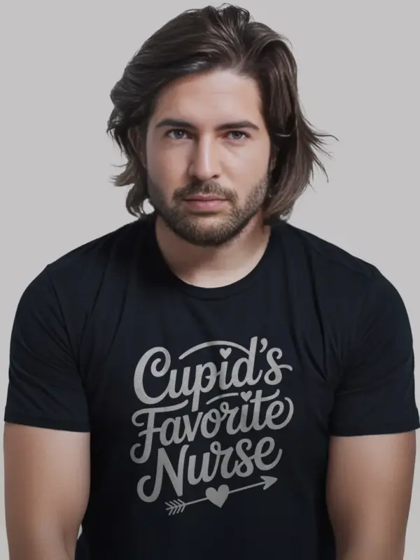 Black Cupid’s Favorite Nurse Shirt Valentine Gift