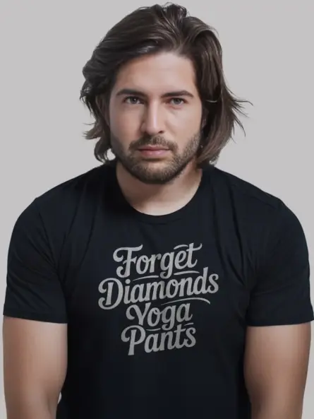Funny Yoga Pants Quote T-Shirt for Women - Image 3