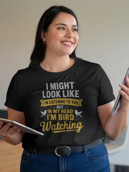 Funny Bird Watching T-Shirt for Introverts - Image 3