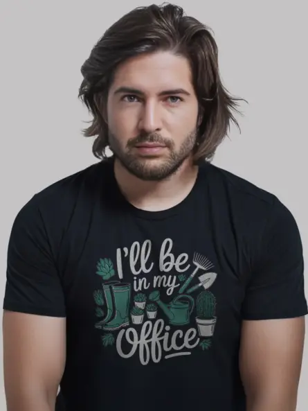 I’ll Be In My Office Gardening T-Shirt - Image 5