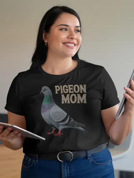 Adorable Pigeon Mom Shirt for Proud Bird Lovers - Image 3