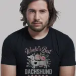 Black Front – World’s Best Dachshund Mama – dachshund mama shirt