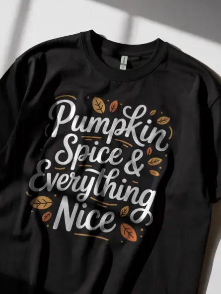 Pumpkin Spice T Shirt – Cozy Fall Quote Tee for Women - Image 2