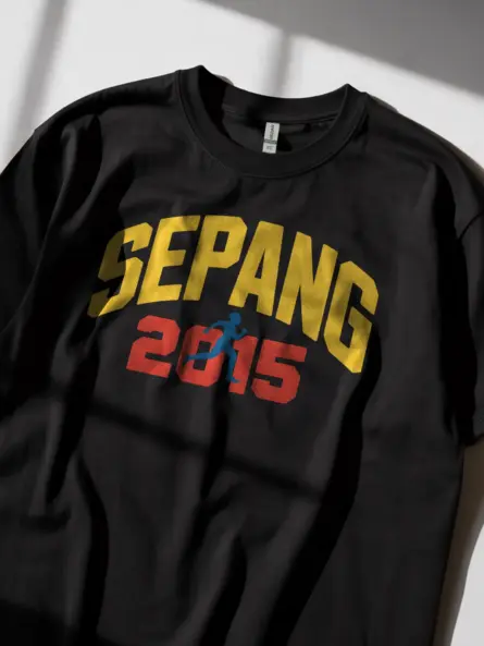 Running Event T Shirt – Bold Sepang 2015 Souvenir Tee - Image 2