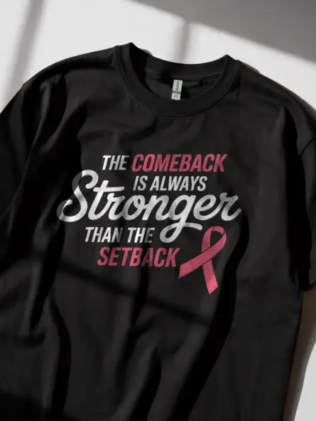 The Comeback Is Always Stronger Than the Setback Shirt – Empowering Grunge Tee - Image 2