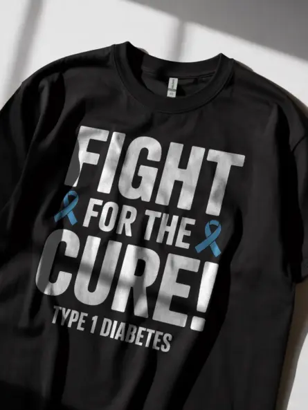 Type 1 Diabetes Shirt – Bold Fight for the Cure Awareness Tee - Image 2