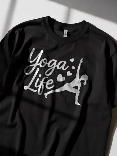 Empowering Yoga Life T-Shirt for Women Yogis - Image 2