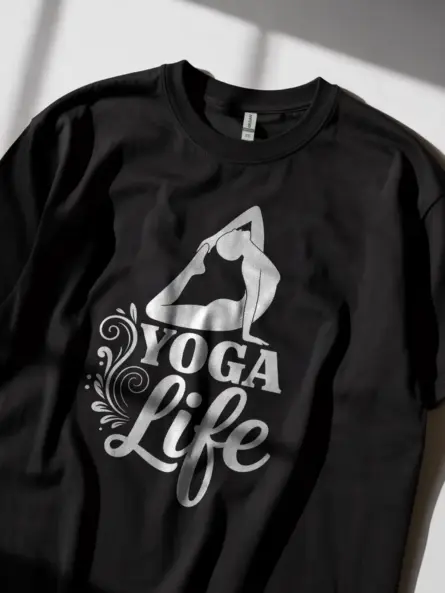 Yoga Life Shirt – Powerful Minimalist Tee for Wellness Enthusiasts - Image 2