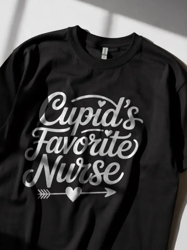 Black Lifestyle Cupid’s Favorite Nurse Shirt for Girlfriend