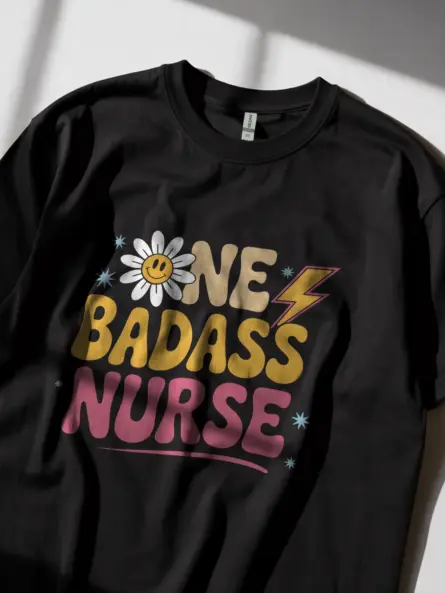 black-lifestyle-underestimate-me-retro-one-badass-nurse-tee-lifestyle-shot
