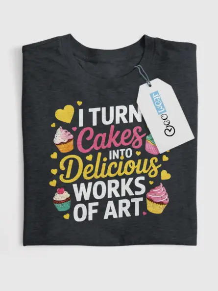 Cake Art T-Shirt for Bakers - Image 4