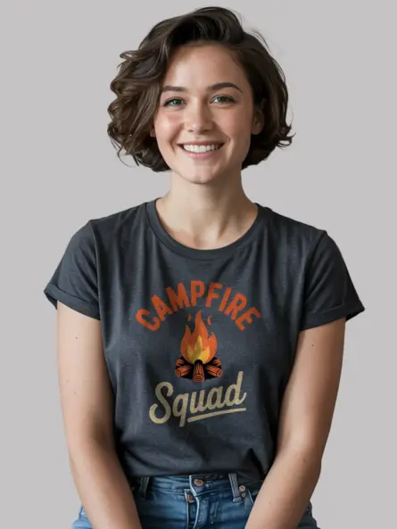 Campfire Squad Vintage T-Shirt - Image 6