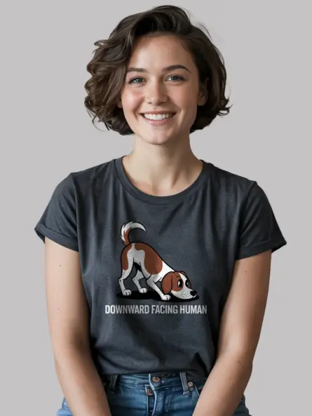 Hilarious Funny Dog Yoga T-Shirt for Pet Lovers - Image 3