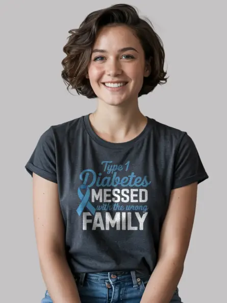 Type 1 Diabetes Family Shirt – Bold Support Tee for Awareness Events - Image 12