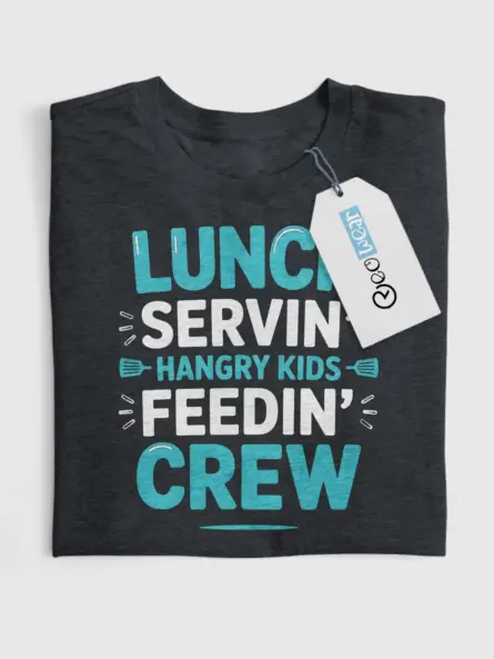 Cafeteria Crew T-Shirt for Lunch Staff - Image 4