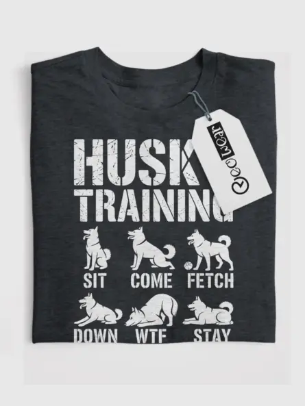 Funny Husky T Shirt – Sarcastic Anti Obedience Dog Trainer Gift - Image 4
