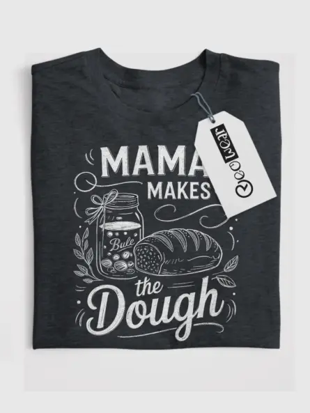 Mama Makes the Dough T-Shirt for Bakers - Image 7