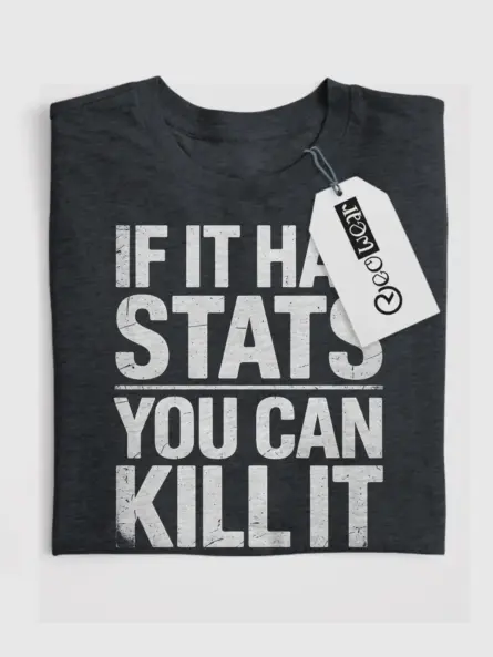RPG Stats T-Shirt – If It Has Stats You Can Kill It Tee - Image 4