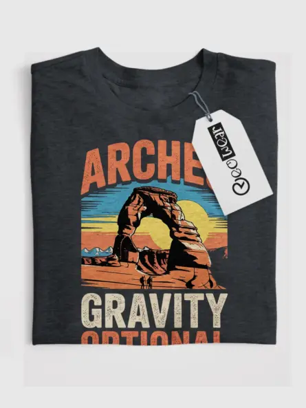 Retro Arches National Park Shirt for Climbers & Explorers - Image 4