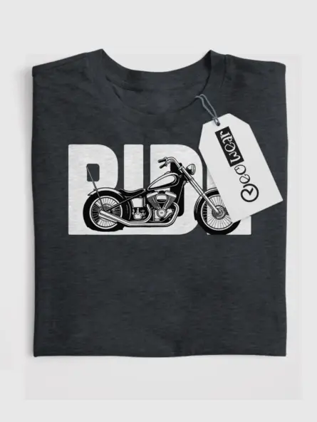 Striking Cafe Racer TShirt – Minimalist Ride Graphic for Bikers - Image 4