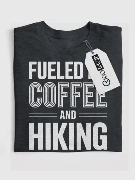 Epic Coffee Hiking T-Shirt for Active Adventurers & Trail Fans - Image 4