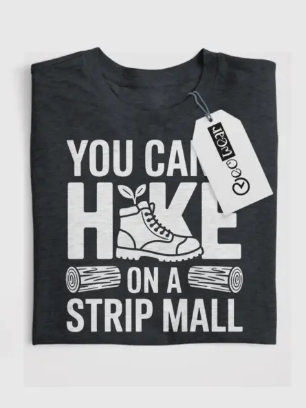 Environmental Hiking Shirt – Bold Earth Day Statement Tee - Image 4