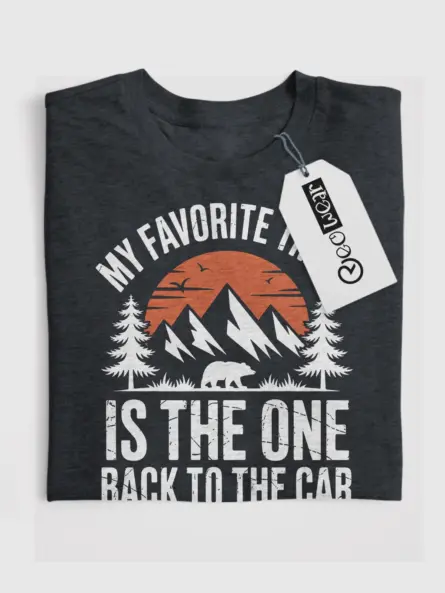 Hilarious Funny Hiking Trail Shirt – Vintage Nature Tee - Image 4
